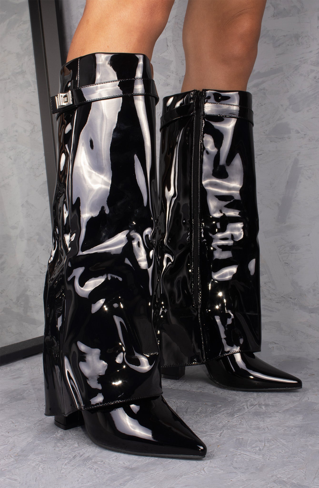 Painted hot sale leather boots