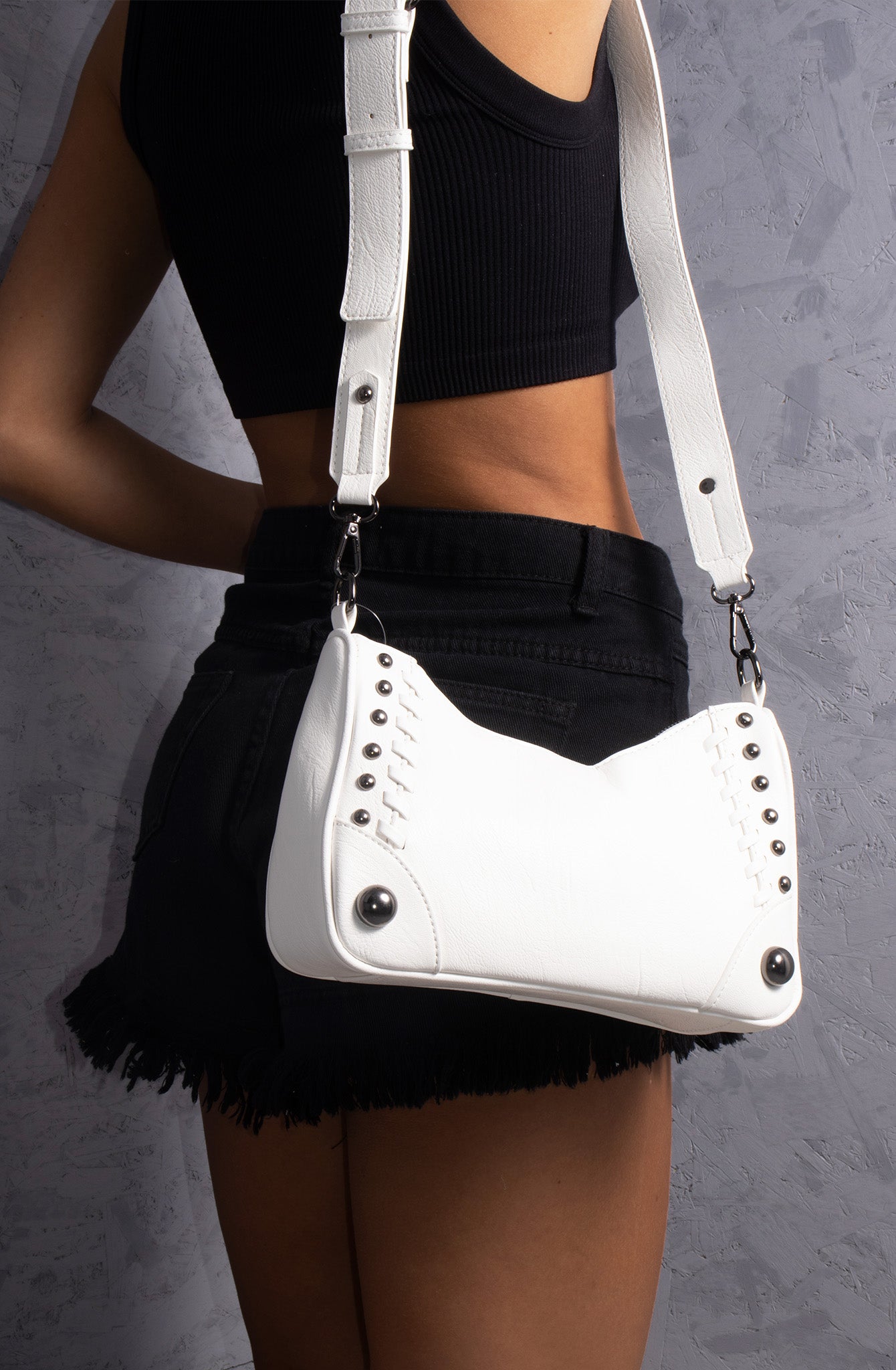 Polly Cross Body Bag White